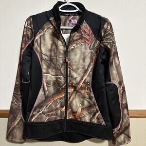 Huntworth Coat Jacket Black M Oak Tree Evo Camo